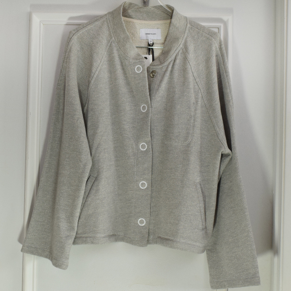 Current Elliott Cora Jacket Large Size 3 Blazer Neutral New Grey Workwear Career